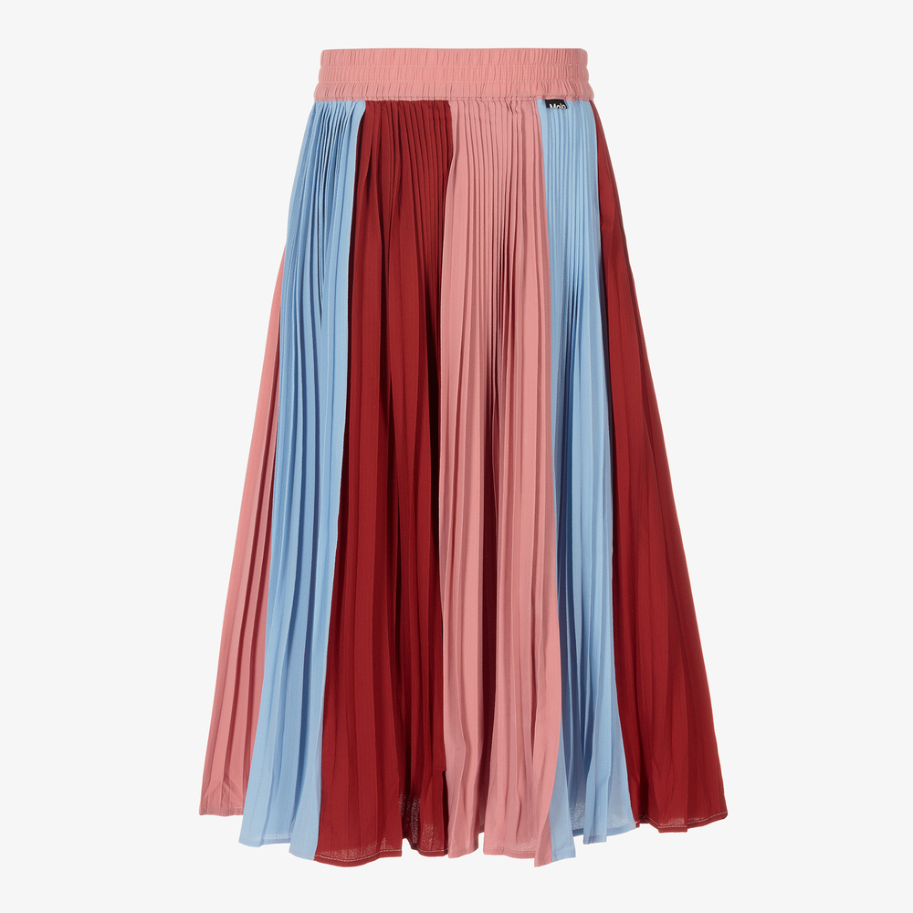 Molo - Плиссированная юбка с цветовыми блоками для подростков | Childrensalon