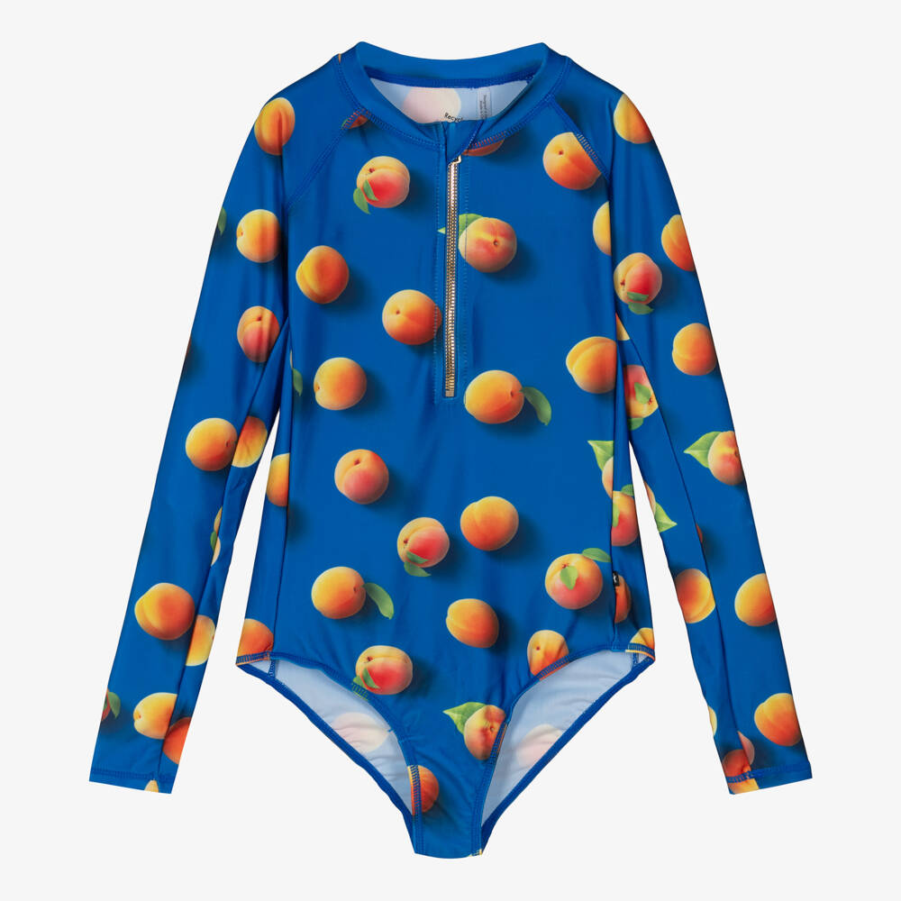 Molo-Teen Girls Apricot Print Swimsuit | Childrensalon Outlet