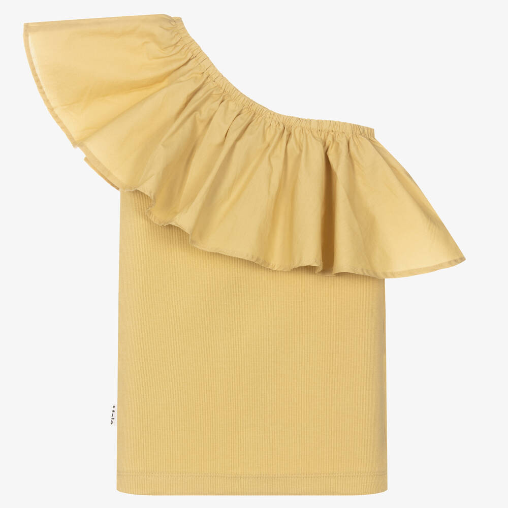 مولو-توب تينز بناتي قطن عضوي جيرسي لون بيج | Childrensalon Outlet