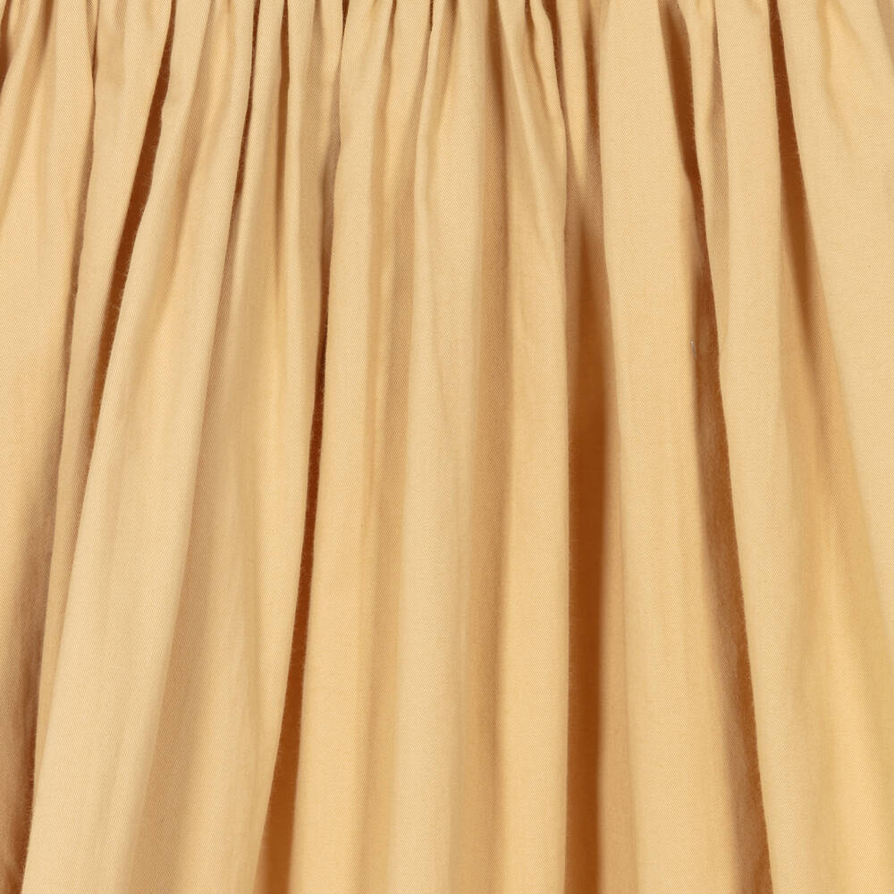 Molo-Teen Girls Beige Organic Cotton Dress | Childrensalon Outlet