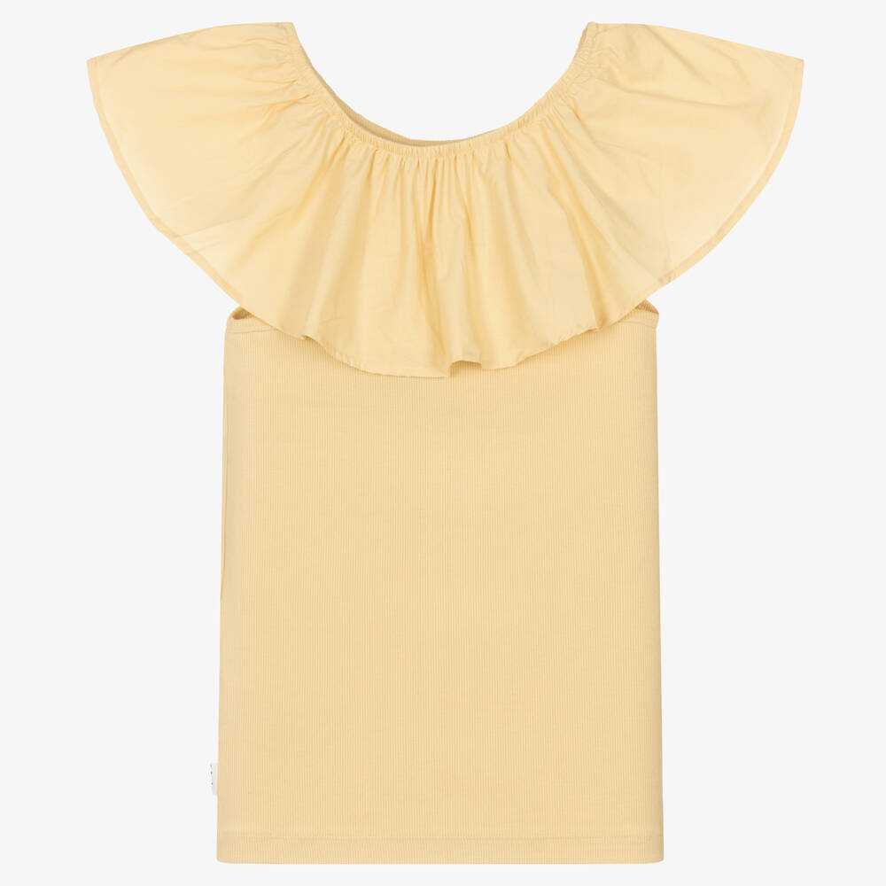 Molo - T-shirt beige Ado fille | Childrensalon