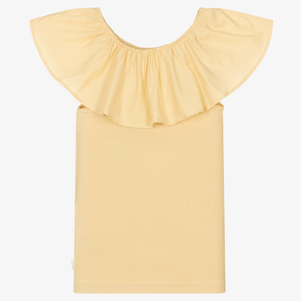 Molo - Teen Girls Beige T-Shirt | Childrensalon