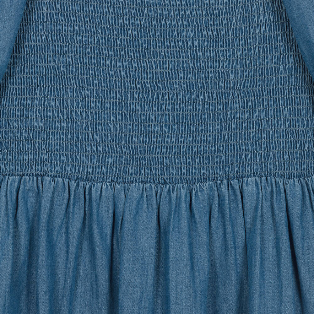 Molo-Teen Girls Blue Chambray Dress | Childrensalon Outlet