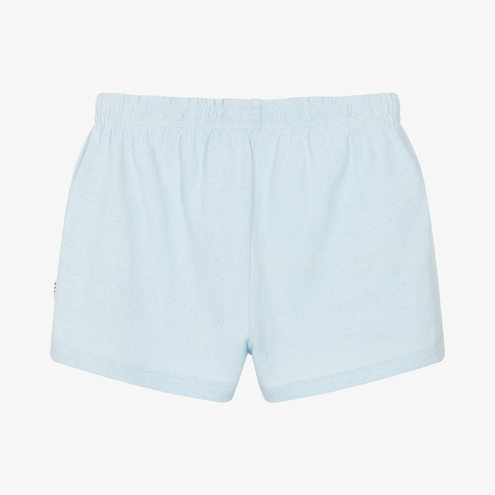 Molo-Teen Girls Blue Cotton Rainbow Shorts | Childrensalon Outlet