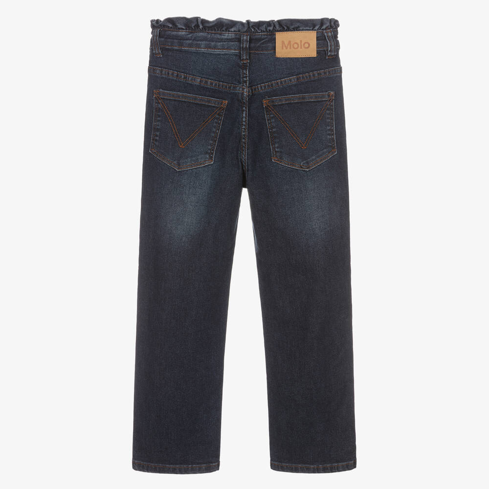 Molo-Teen Girls Blue Denim Jeans | Childrensalon Outlet