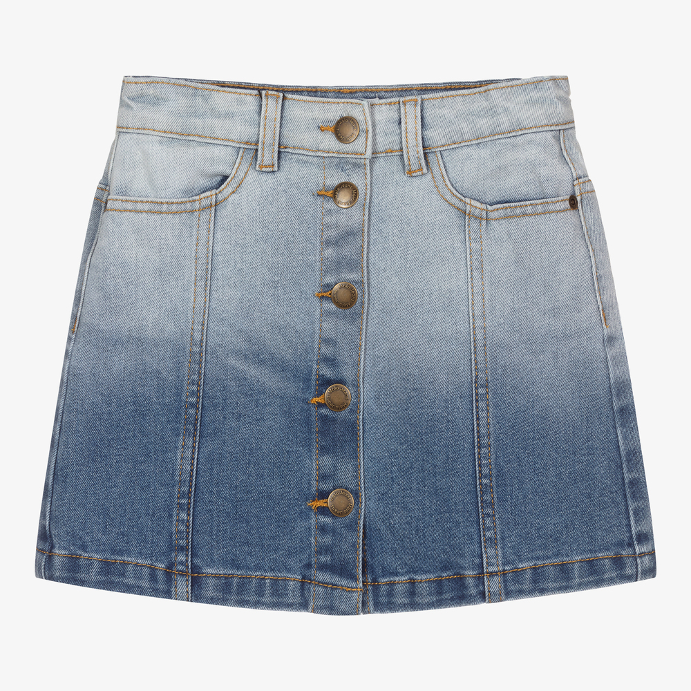 Molo - Jupe bleue en denim Ado fille | Childrensalon