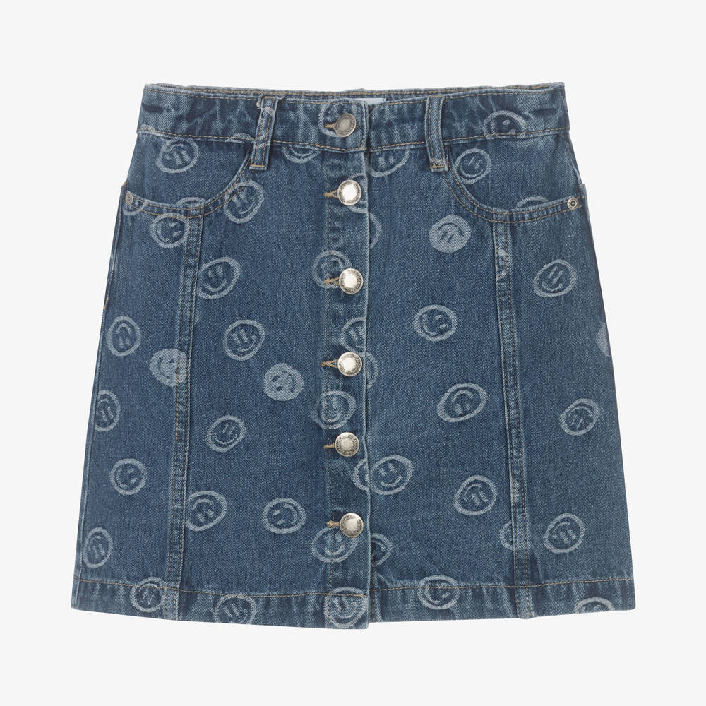 Molo - Jupe bleue en denim ado | Childrensalon