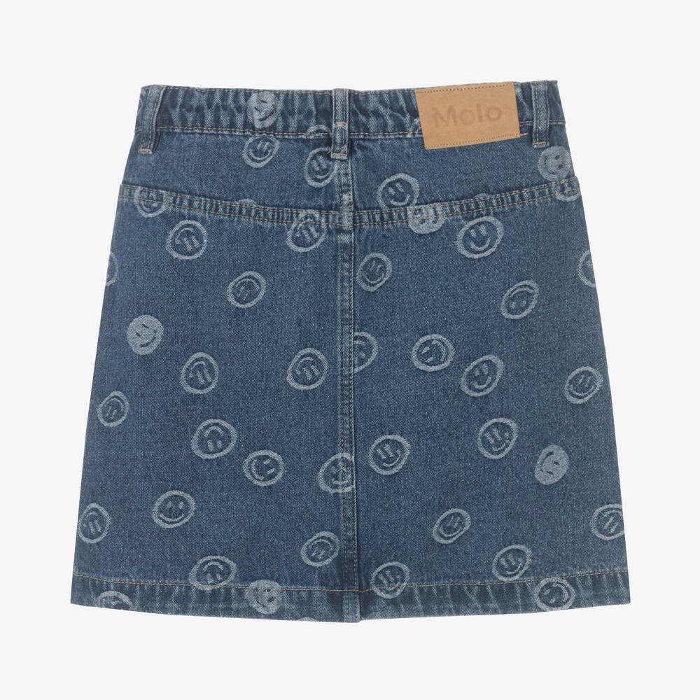 مولو-تنورة تينز بناتي قطن دنيم لون أزرق | Childrensalon Outlet
