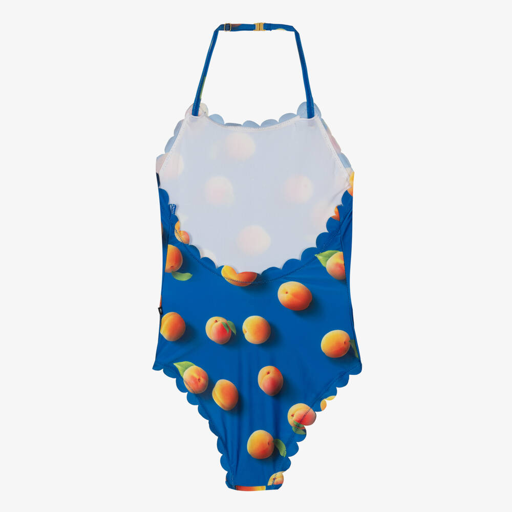 Molo-Teen Girls Blue Fruit Swimsuit | Childrensalon Outlet