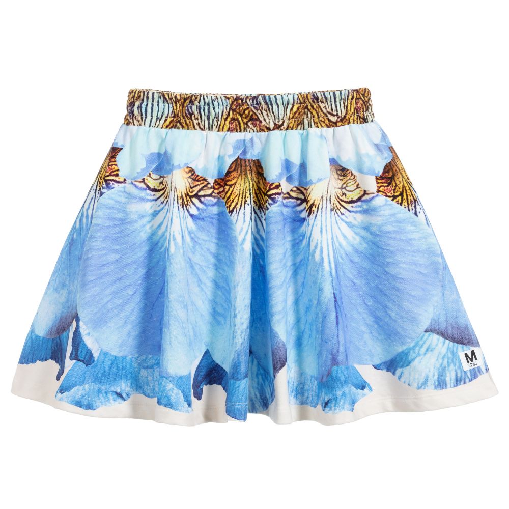Molo - Teen Girls Blue Iris Skirt  | Childrensalon