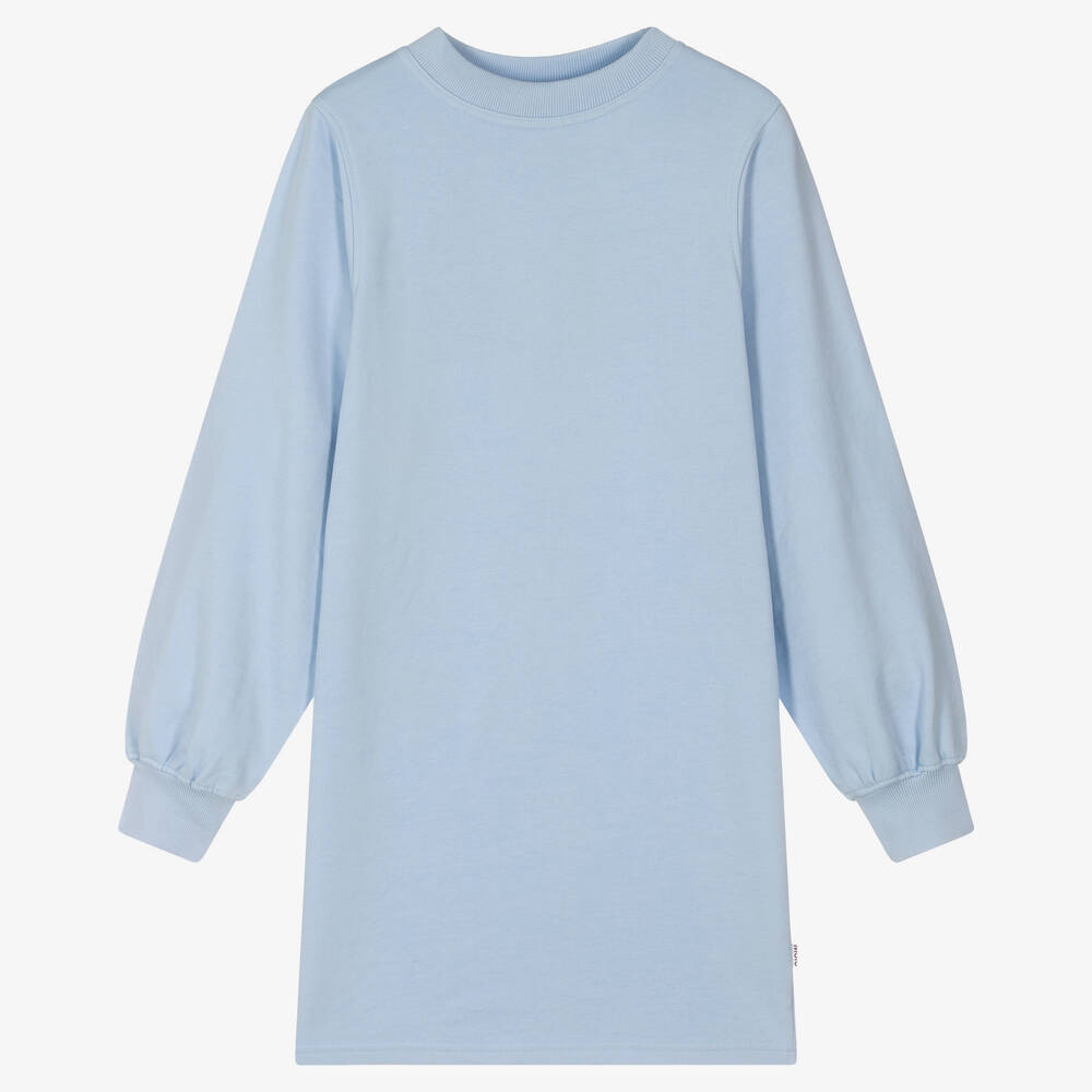 Molo - Teen Girls Blue Sweatshirt Dress | Childrensalon