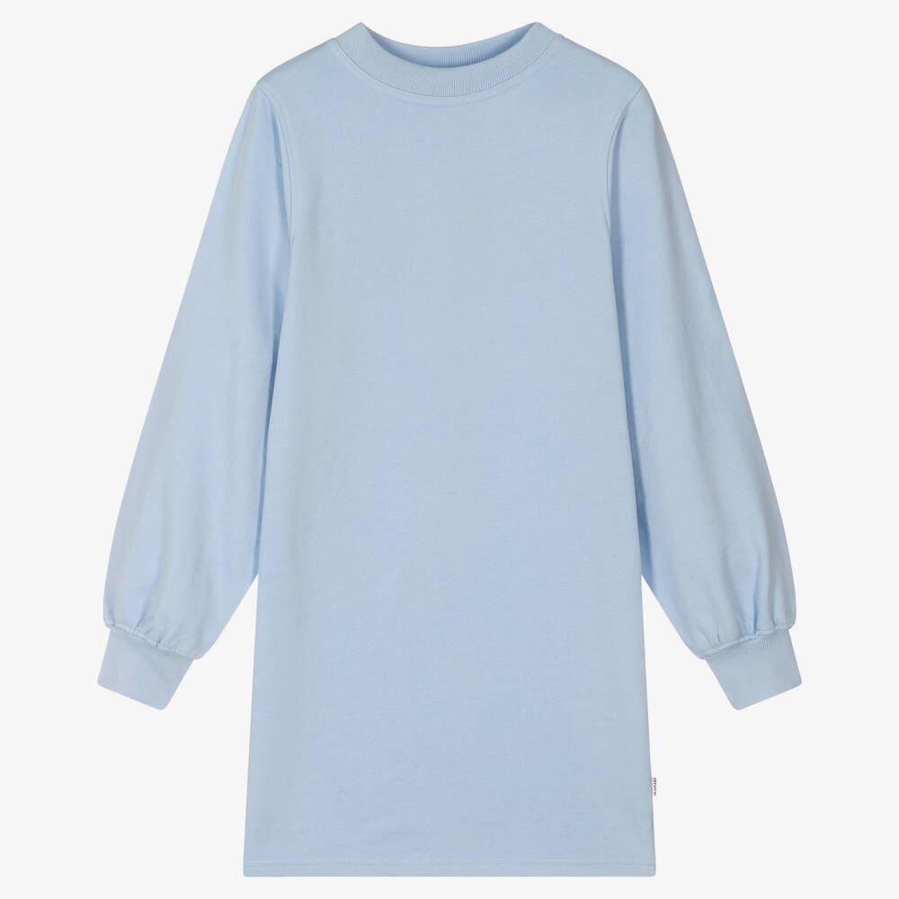 Molo - Robe sweat bleue ado fille | Childrensalon