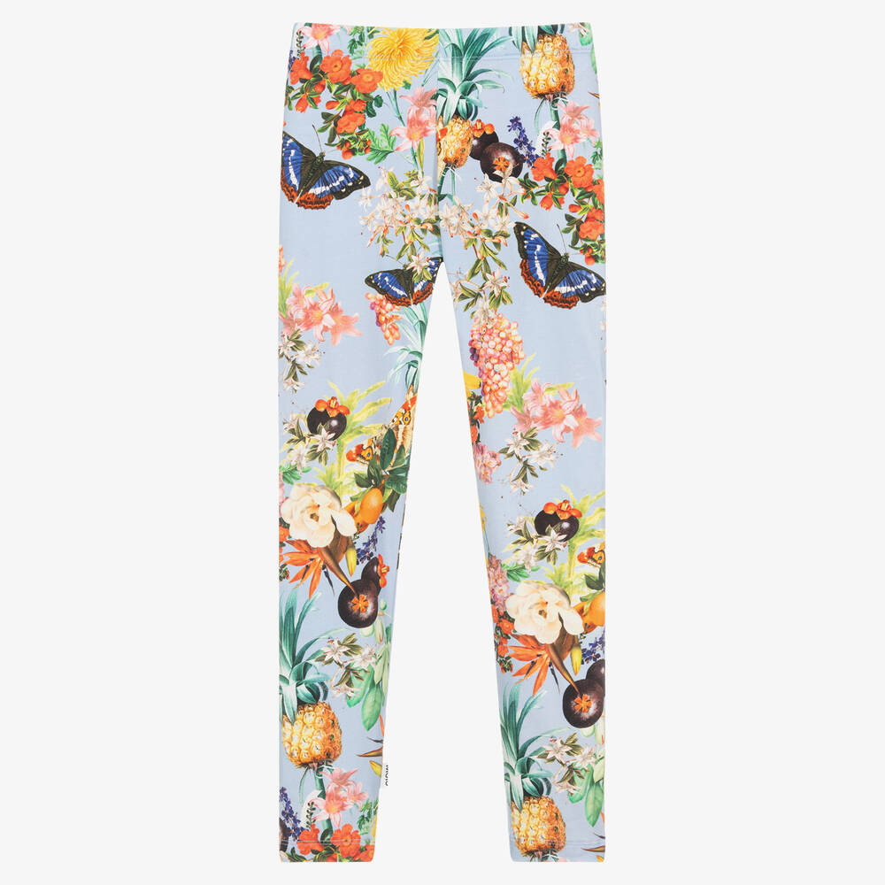 Molo - Blaue Teen Tropical Fruits Leggings | Childrensalon