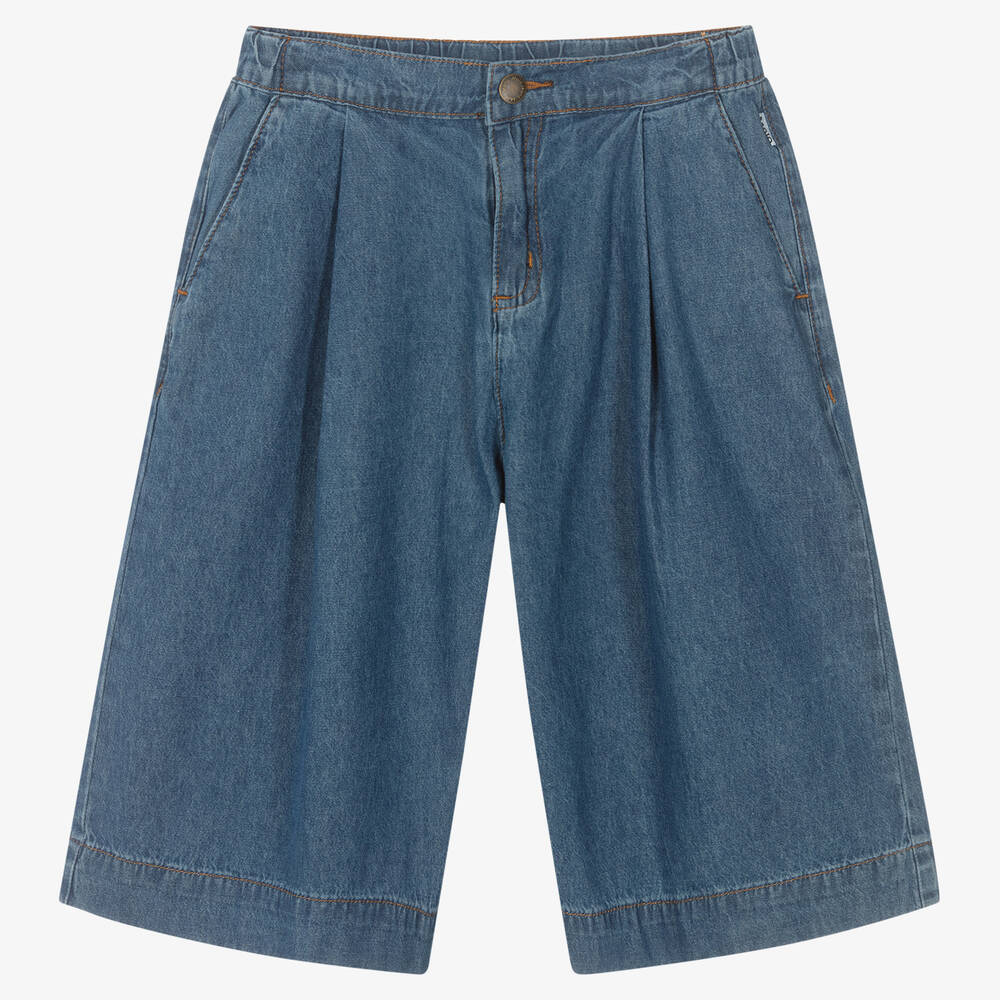 Molo - Weite Teen Chambray-Shorts in Blau | Childrensalon