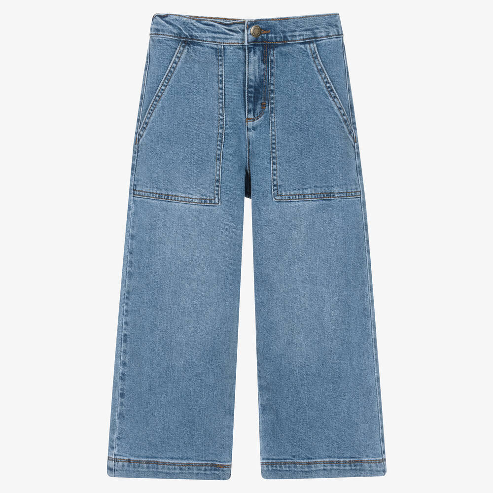 Molo - Blaue Teen Jeans mit weitem Bein | Childrensalon