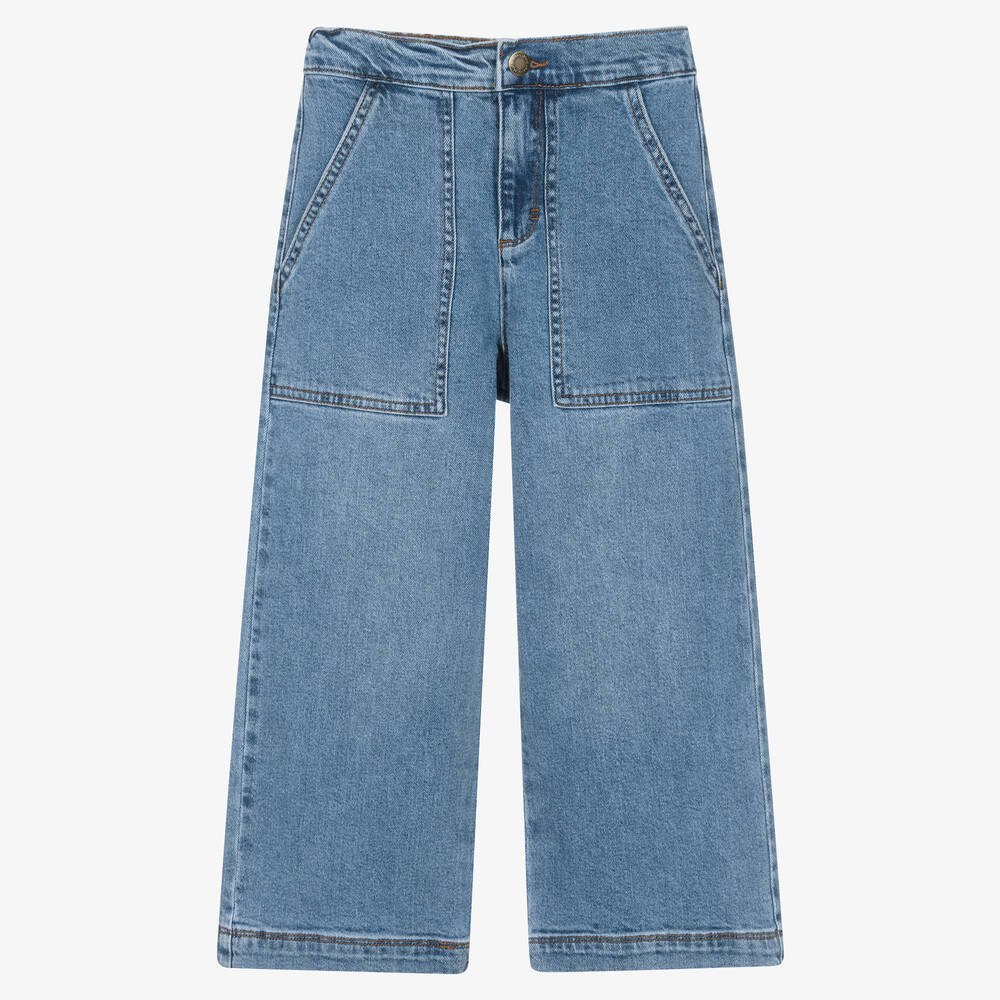 Molo - Jean large en denim ado fille | Childrensalon