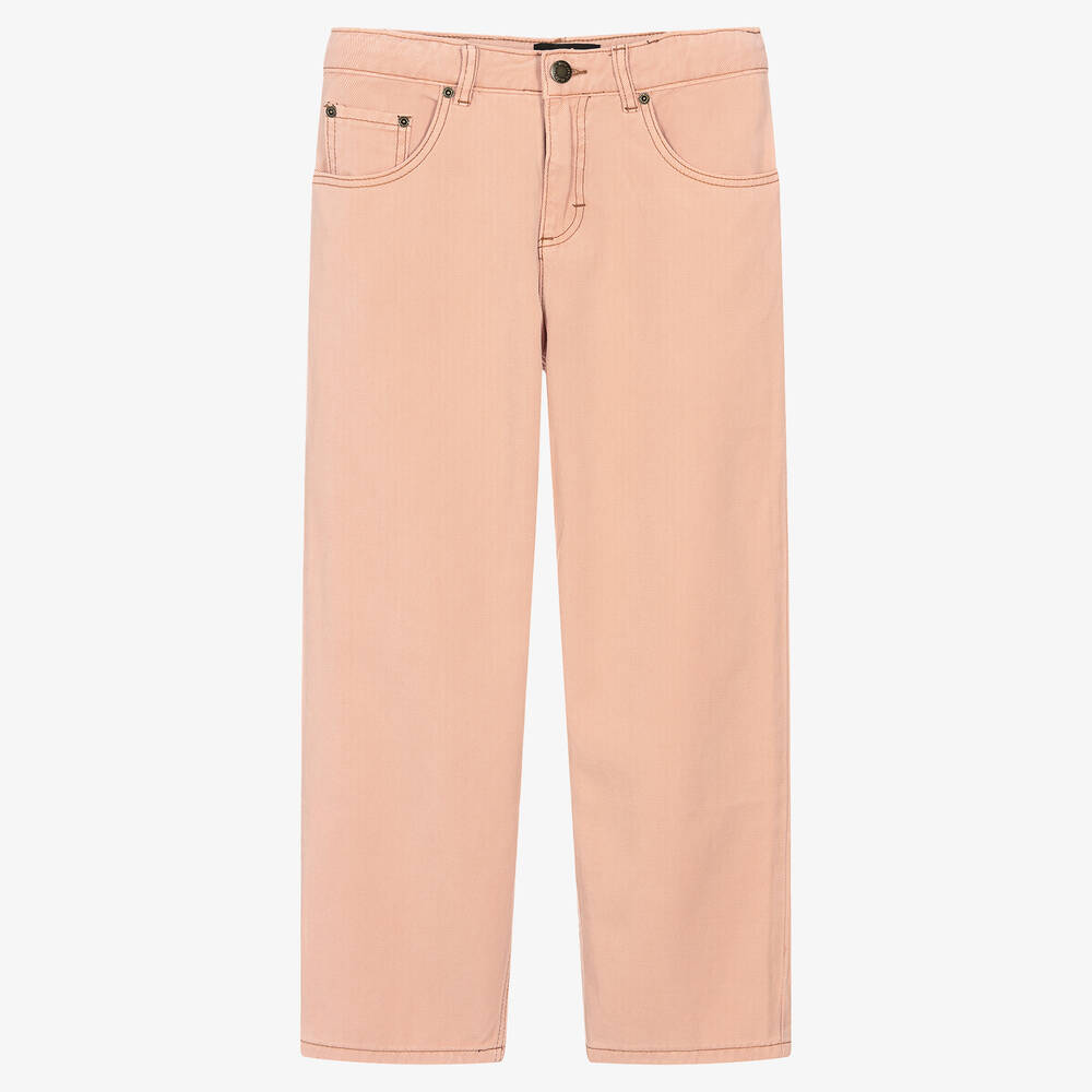 Molo - Розовые хлопковые джинсы  | Childrensalon