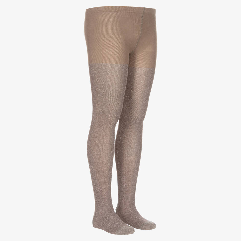 Childrens brown tights discount