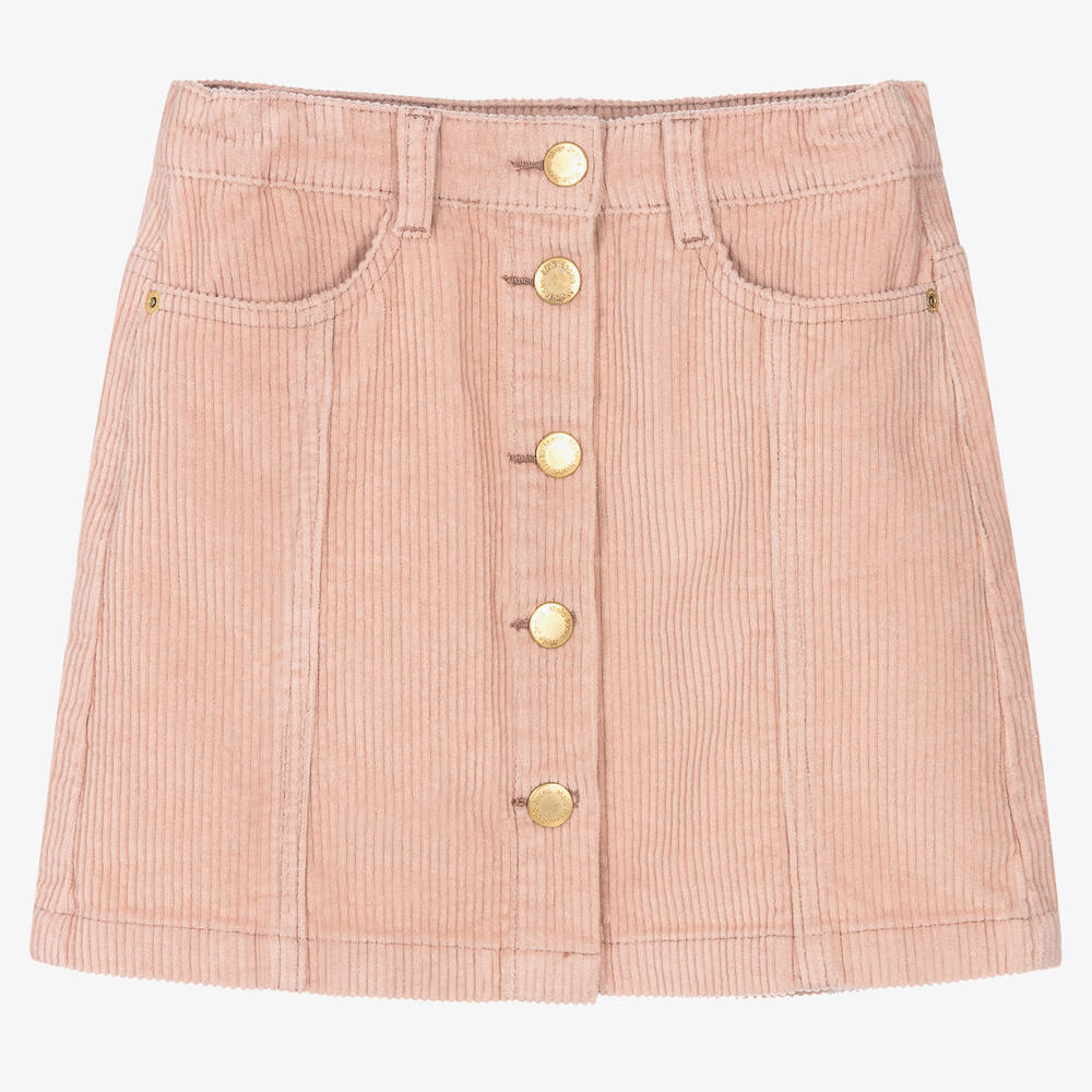 Molo-Teen Girls Dusky Pink Corduroy Skirt | Childrensalon Outlet