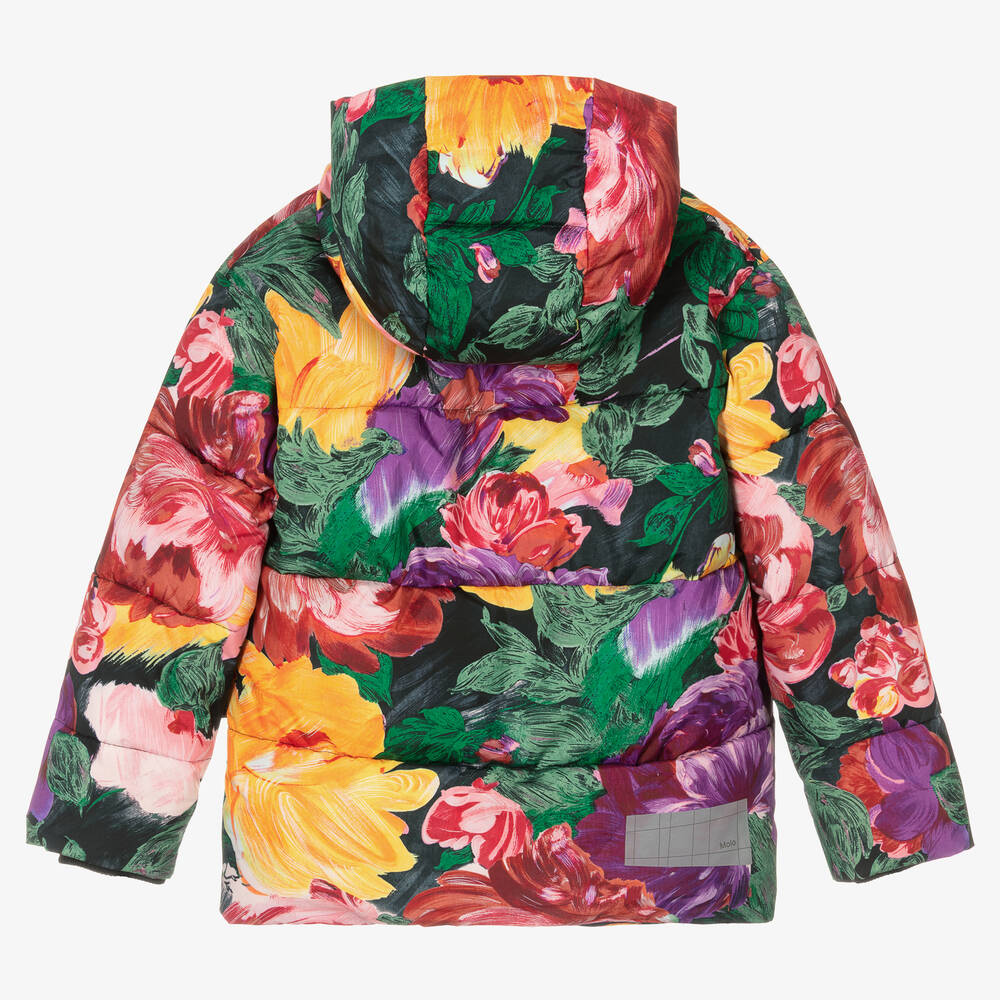 مولو-جاكيت بافر بطبعة ورود تينز بناتي | Childrensalon Outlet