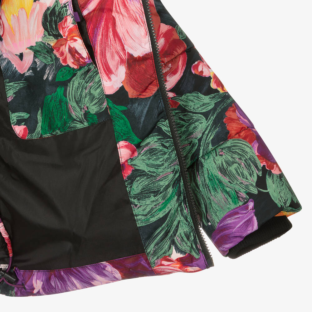 مولو-جاكيت بافر بطبعة ورود تينز بناتي | Childrensalon Outlet