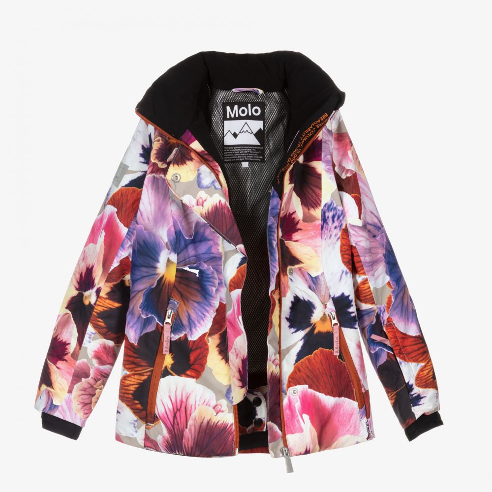 Molo Teen Girls Floral Ski Jacket Childrensalon Outlet