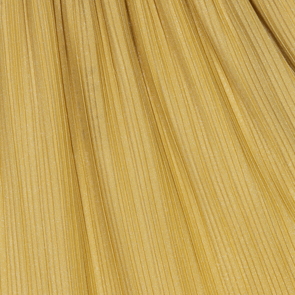 Molo-Золотистая плиссированная юбка с блестками | Childrensalon Outlet