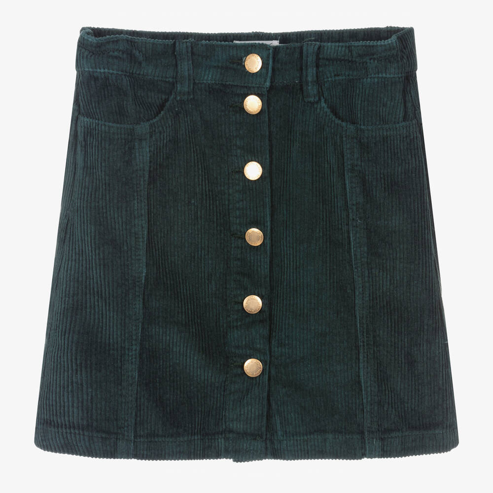 Molo - Teen Girls Green Cotton Skirt | Childrensalon