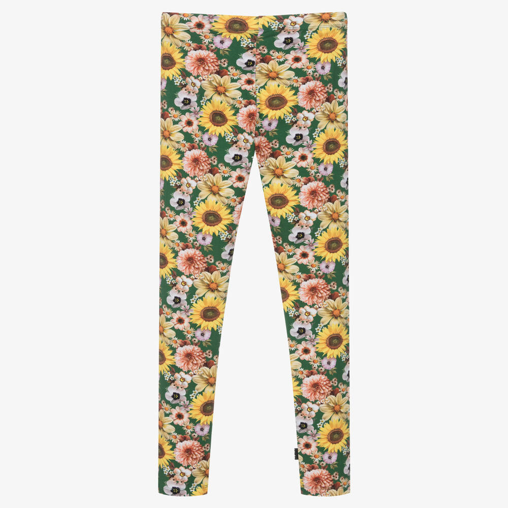 Floral cotton leggings sales