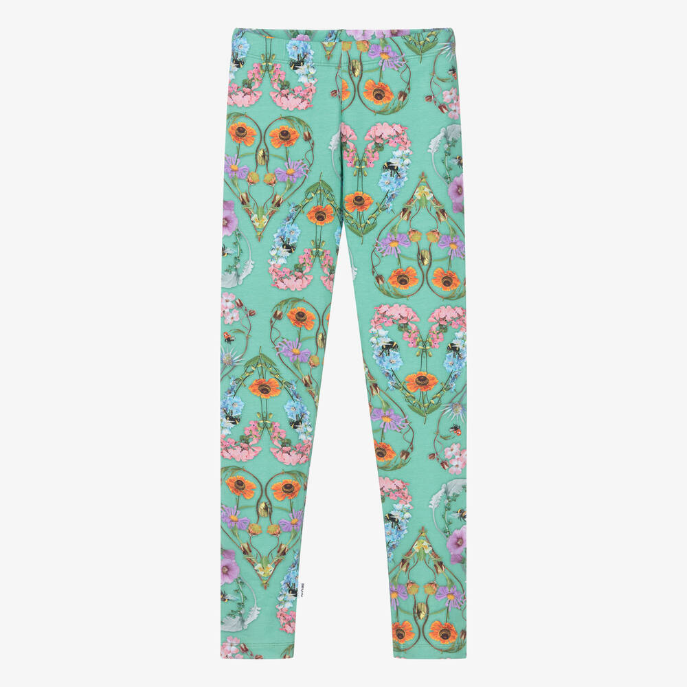 Floral cotton leggings cheap