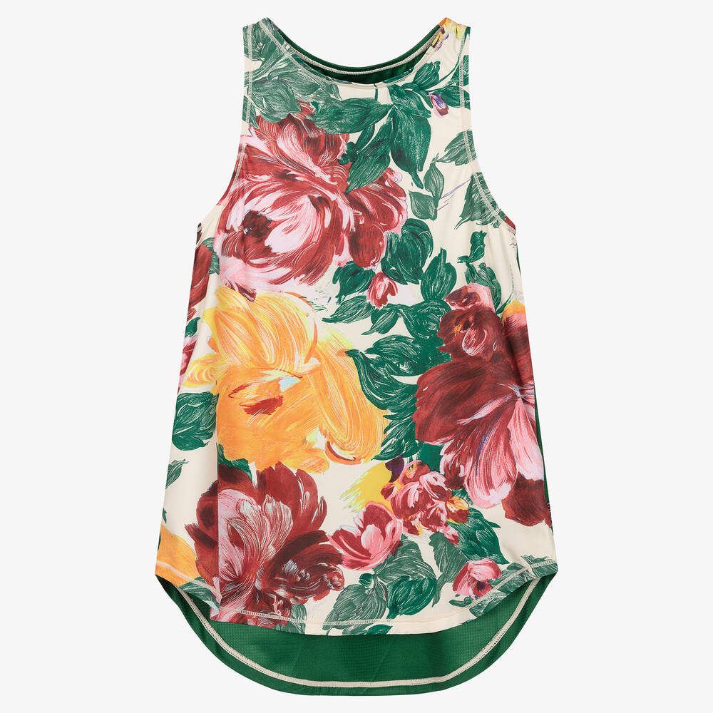 Molo-Зеленый спортивный топ с цветами | Childrensalon Outlet