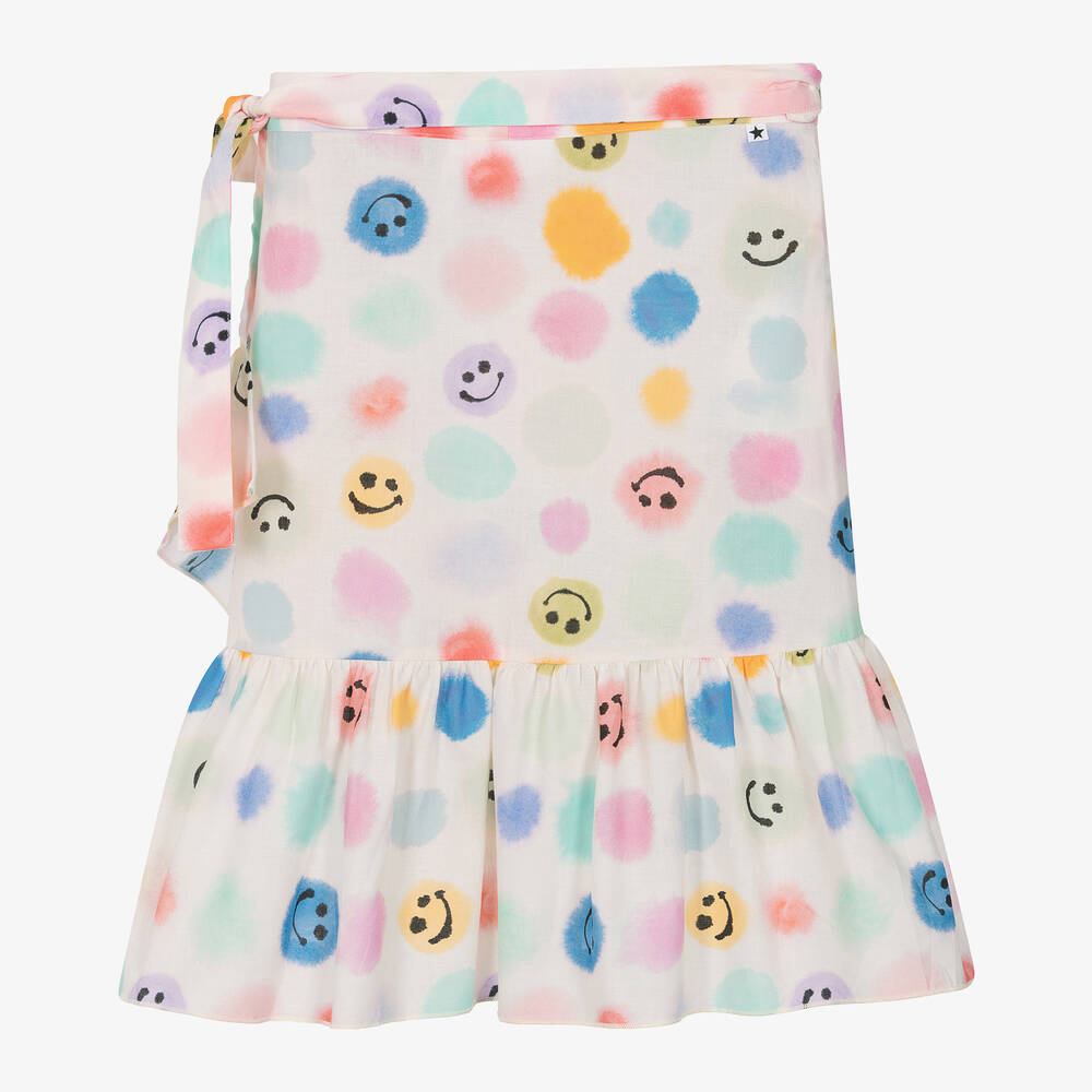 Molo-Teen Girls Ivory Cotton Beach Skirt | Childrensalon Outlet