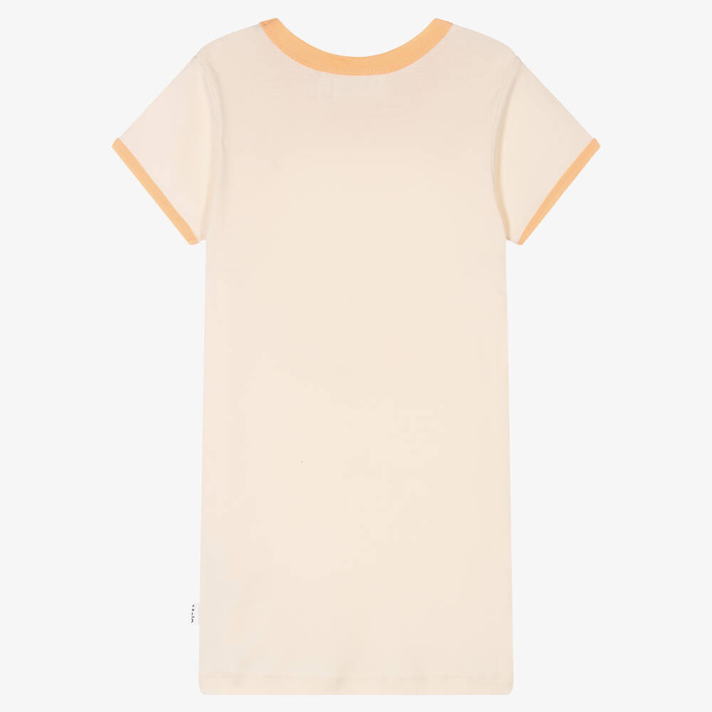 Molo-تيشيرت تينز بناتي قطن عضوي لون عاجي | Childrensalon Outlet