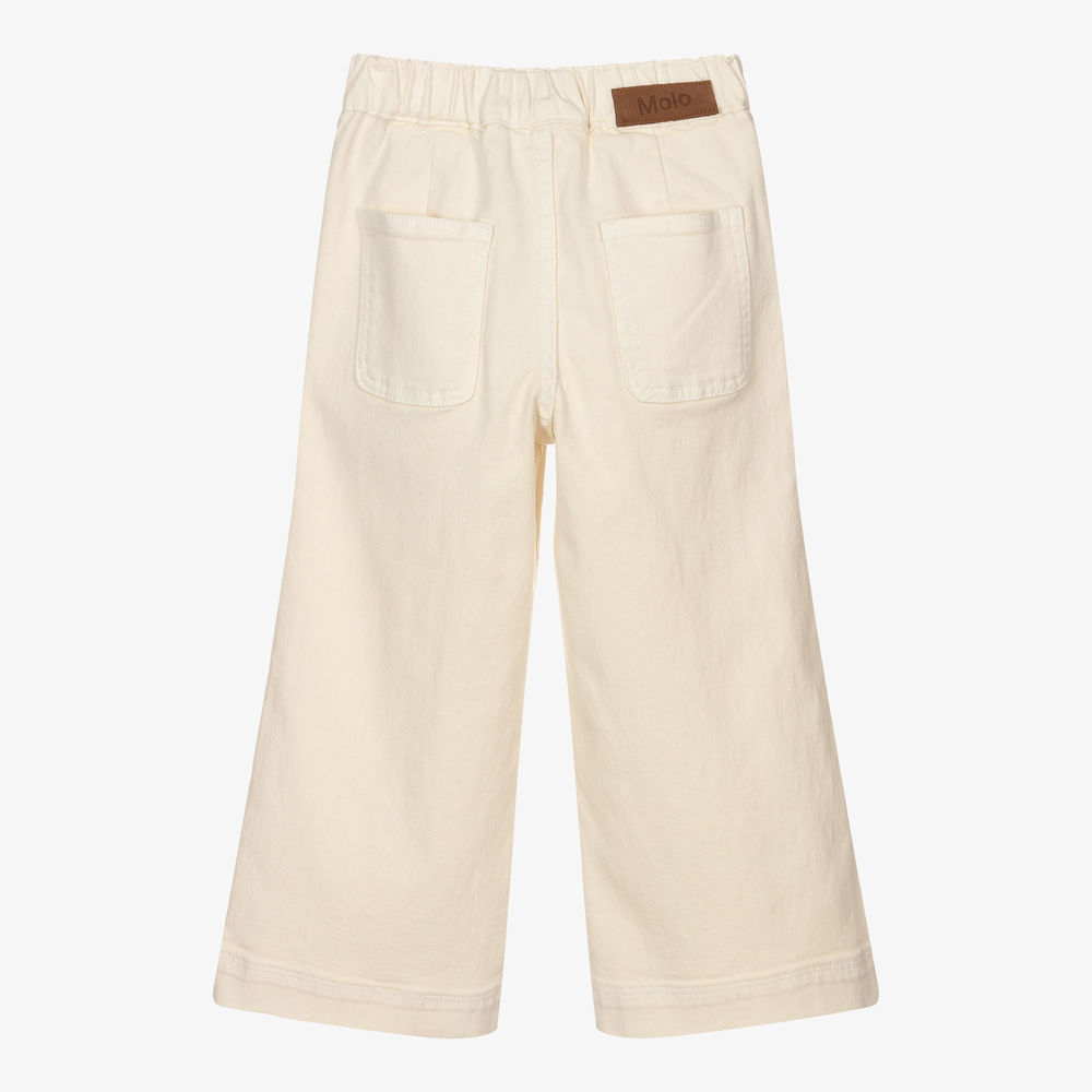 Molo-Teen Girls Ivory Trousers | Childrensalon Outlet