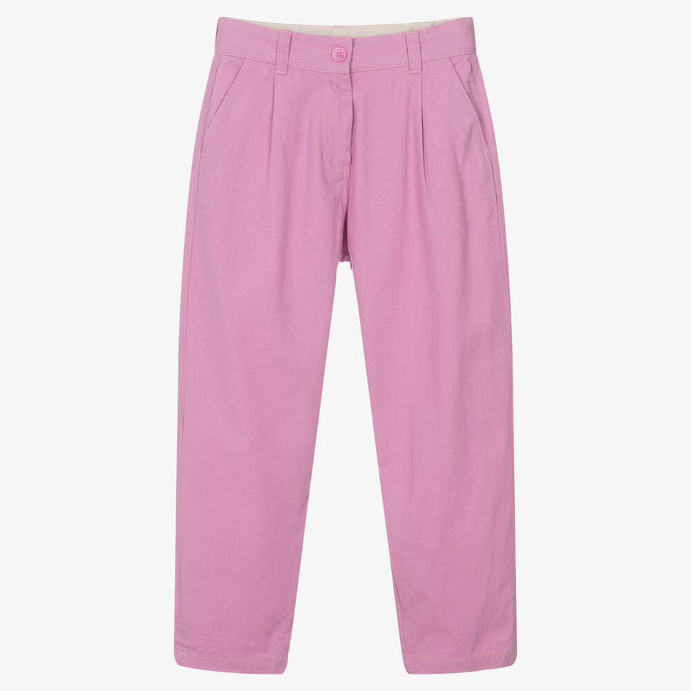 Molo - Pantalon lilas en coton ado fille | Childrensalon