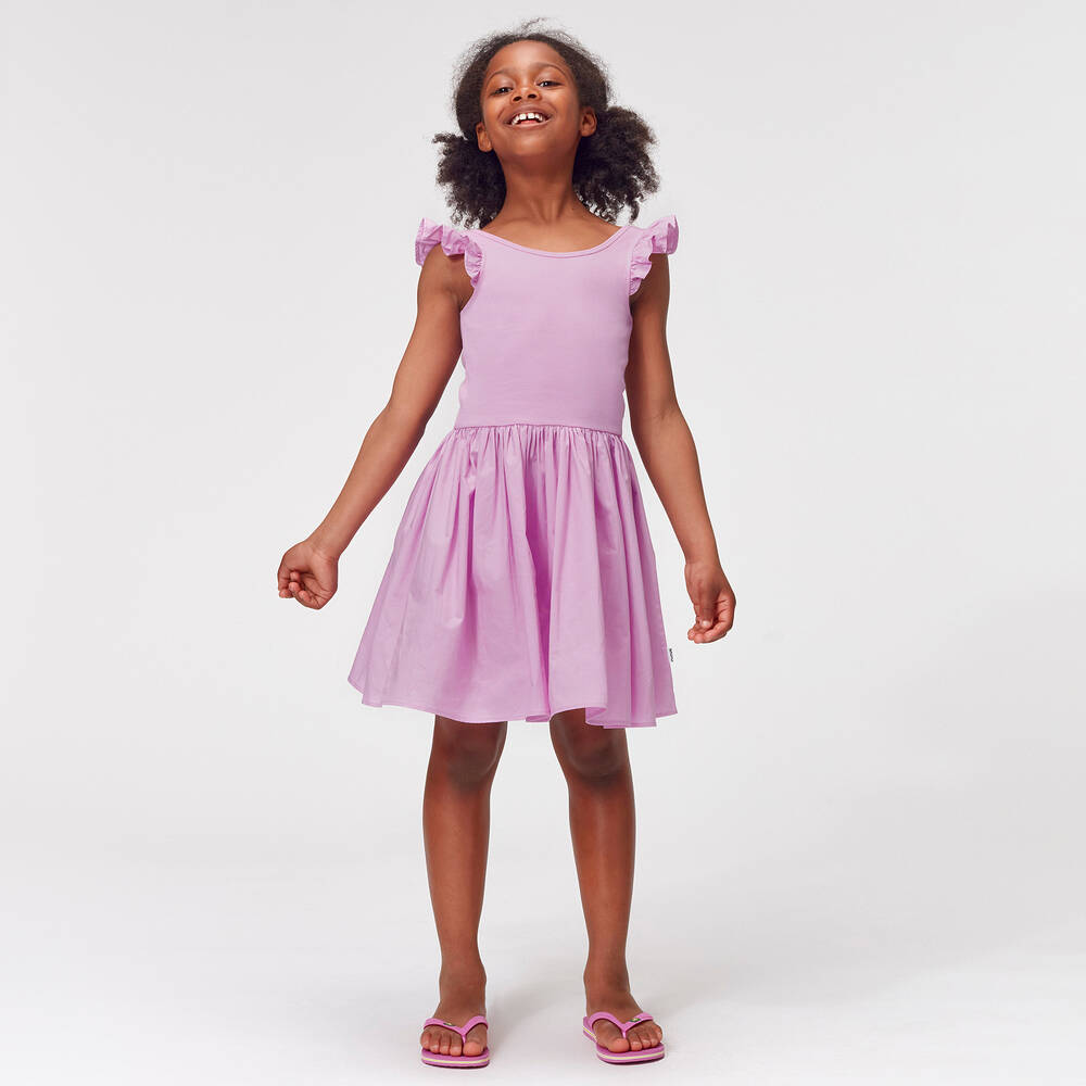 Purple dress for teenage girl hot sale