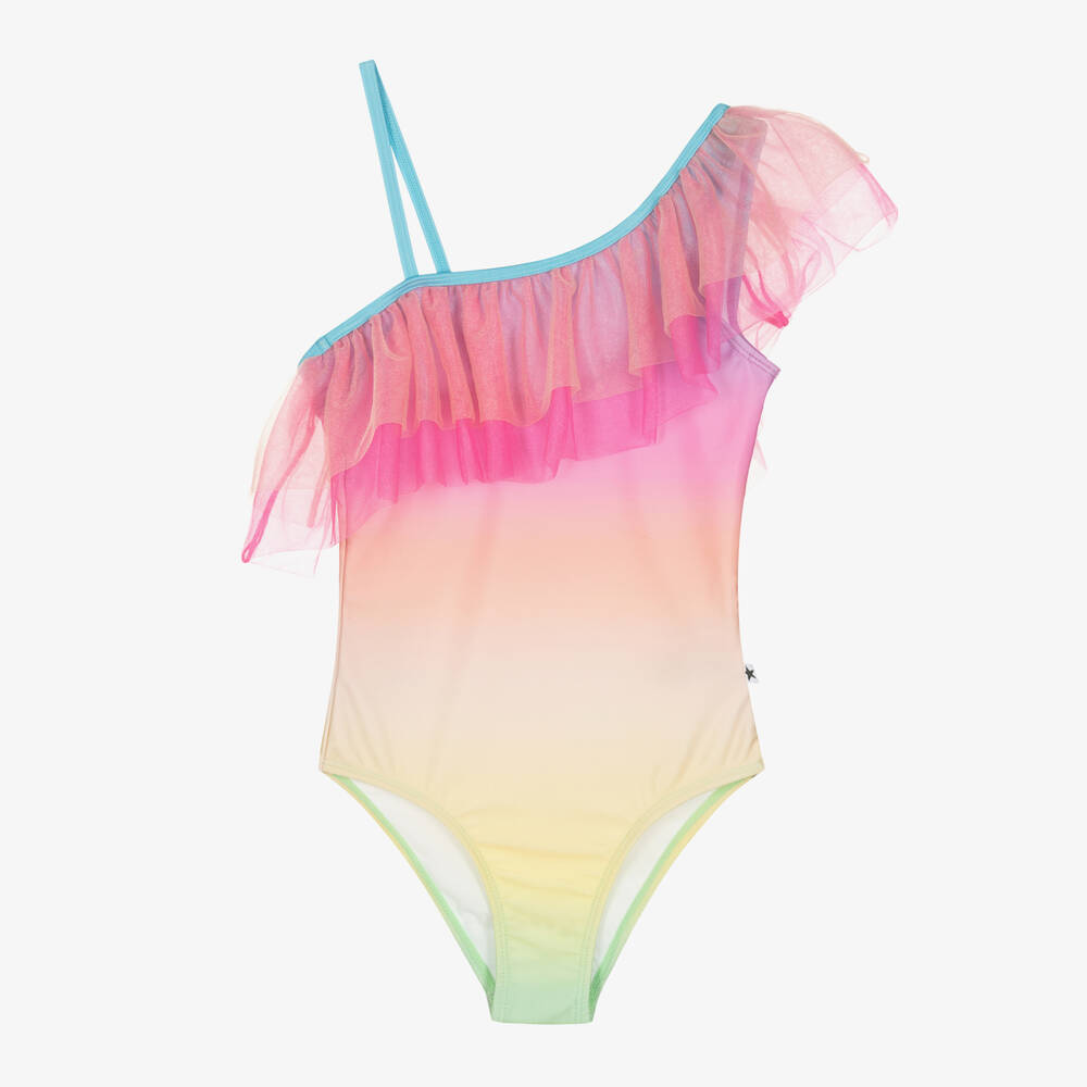 Molo-Teen Girls Multicoloured Tulle Swimsuit (UPF50+) | Childrensalon Outlet