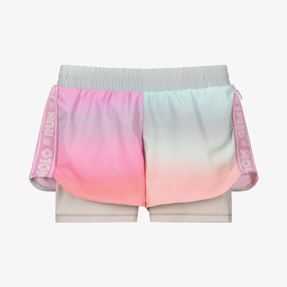 Molo-Teen Girls Ombré Sports Shorts  | Childrensalon Outlet