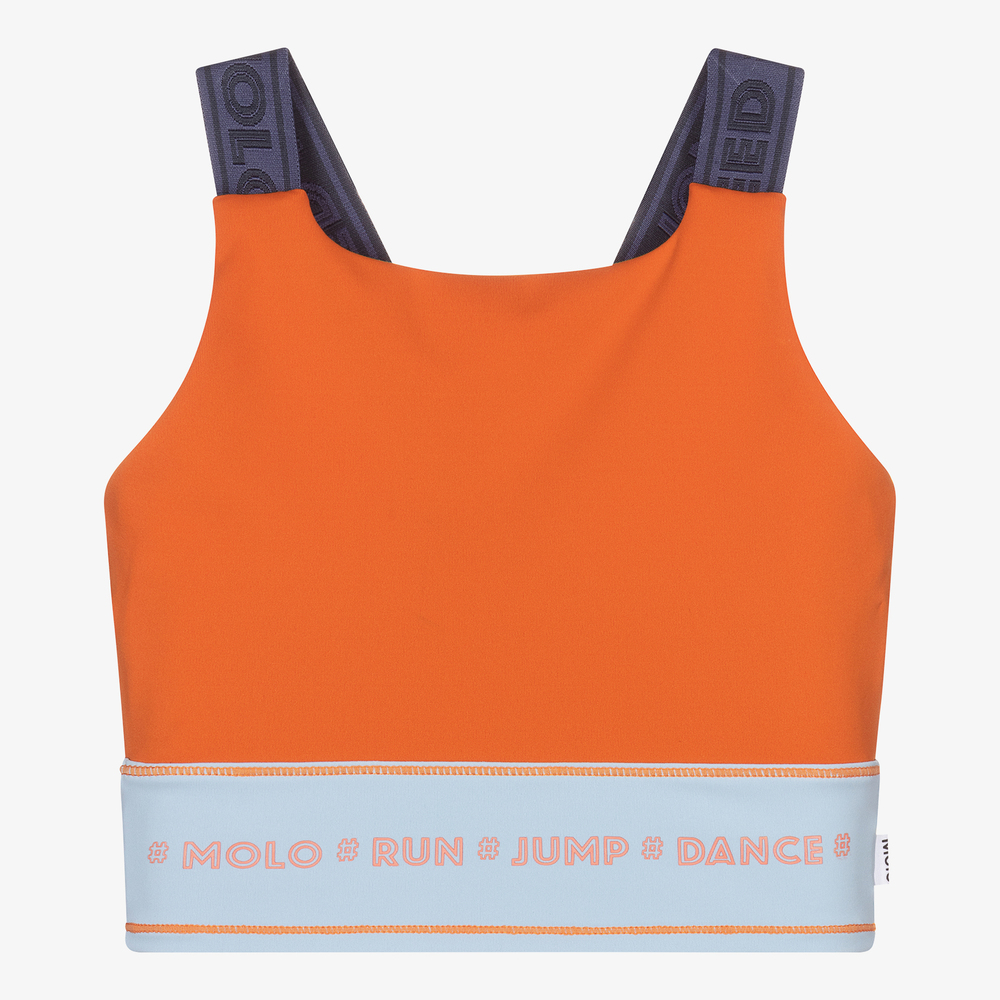 Molo - Оранжевый спортивный топ для девочек-подростков | Childrensalon