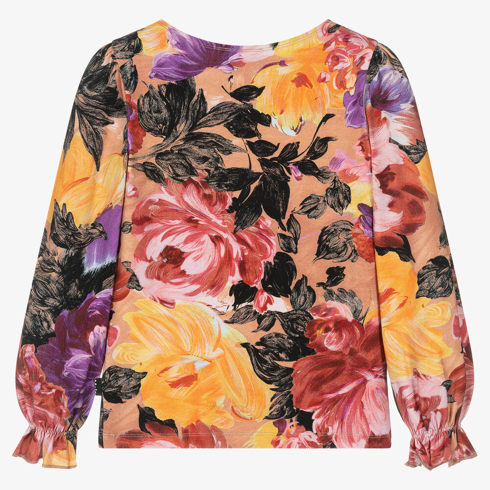 Molo-تيشيرت تينز بناتي قطن جيرسي عضوي لون زهري | Childrensalon Outlet