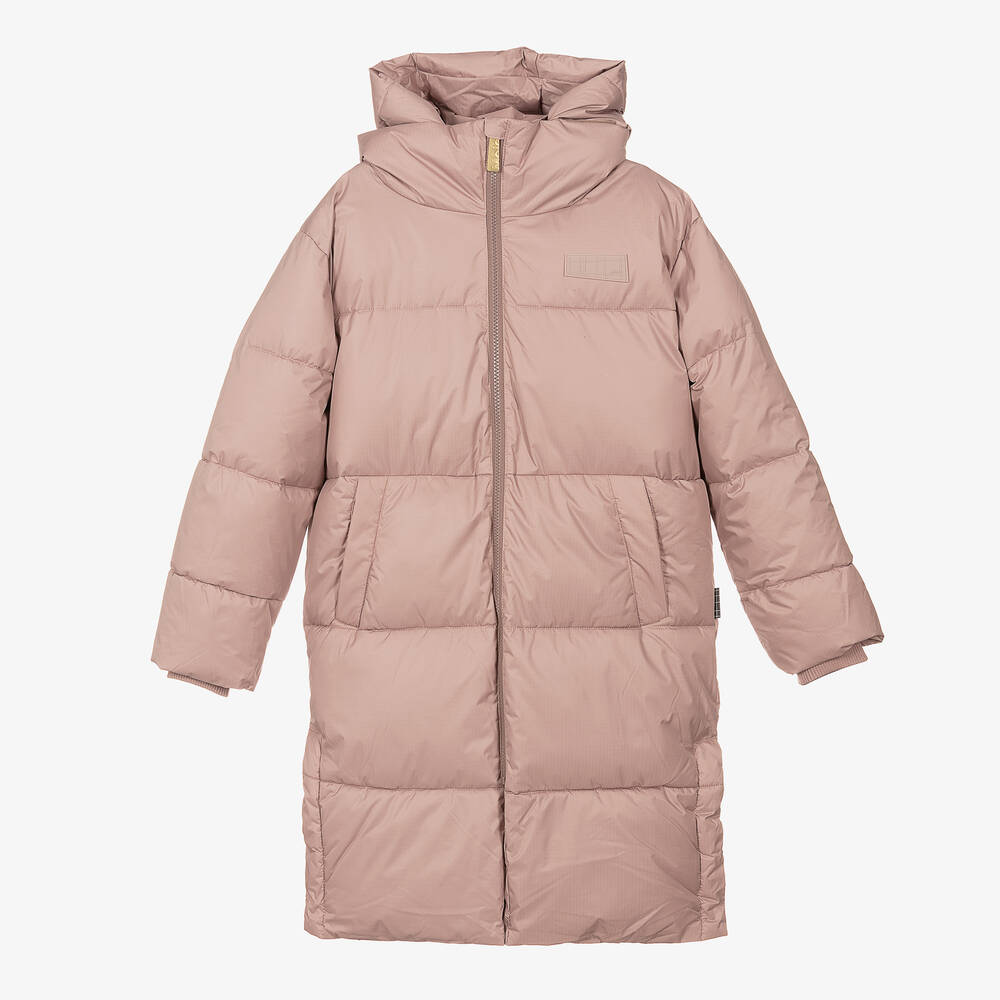 Molo - Teen Girls Pink Puffer Coat | Childrensalon