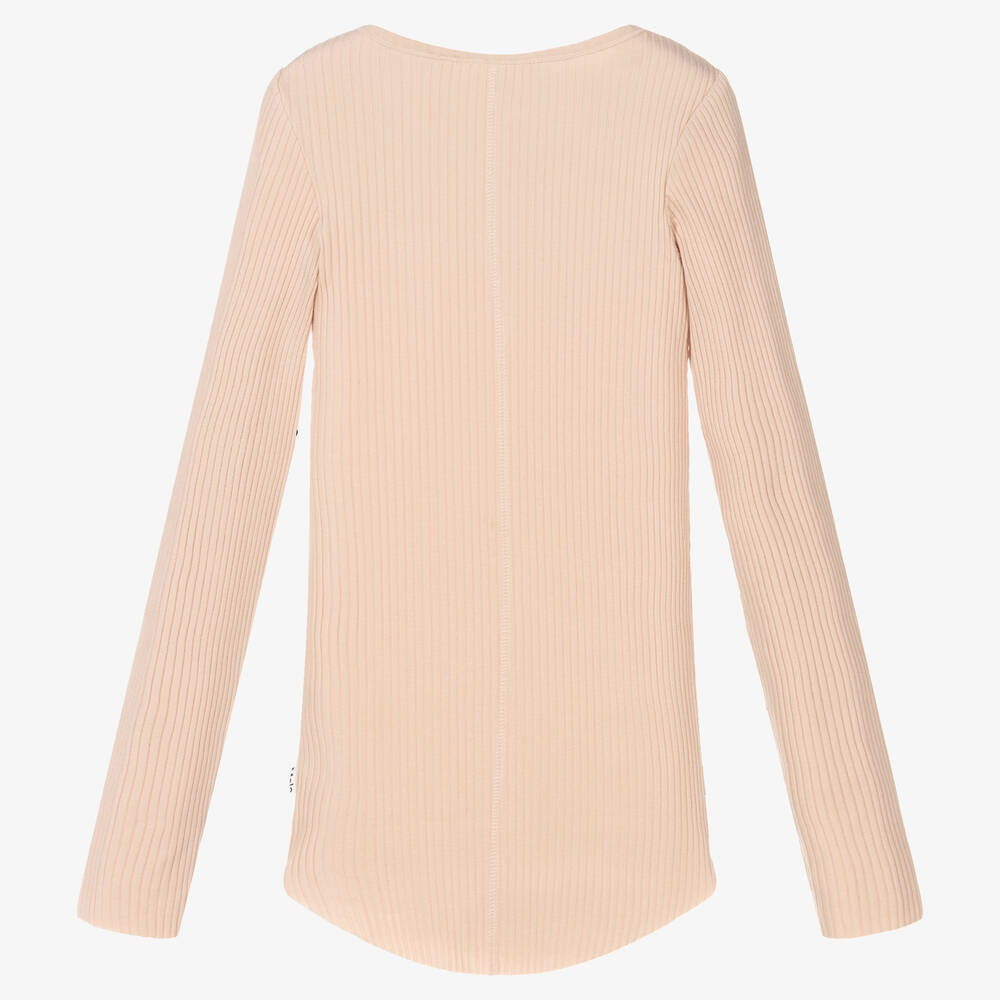 Molo-توب تينز بناتي قطن عضوي جيرسي لون زهري | Childrensalon Outlet