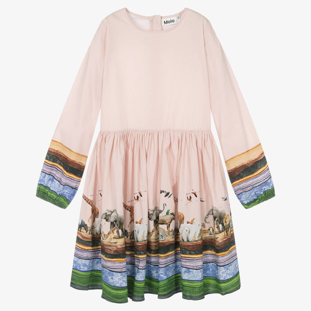 Molo - Розовое платье с полосками Savannah | Childrensalon