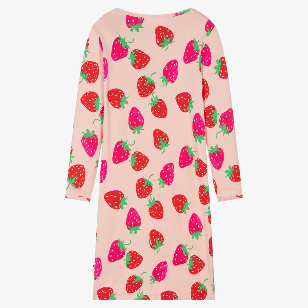 Molo-قميض نوم تينز بناتي قطن عضوي جيرسي لون زهري | Childrensalon Outlet