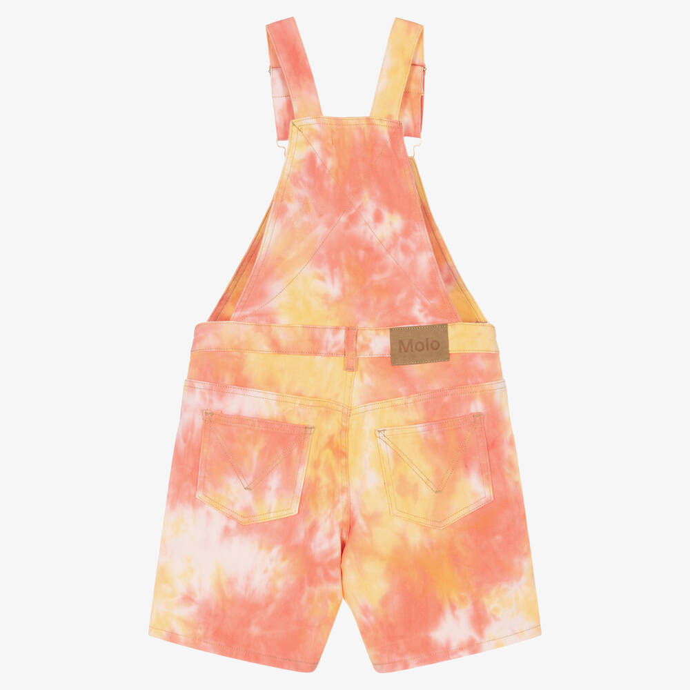 Molo-Розовый полукомбинезон с эффектом тай-дай | Childrensalon Outlet
