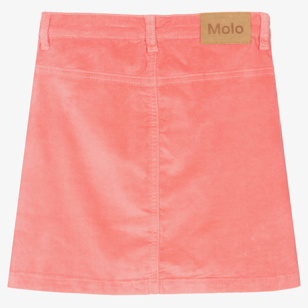 Molo-تنورة تينز مخمل لون زهري | Childrensalon Outlet
