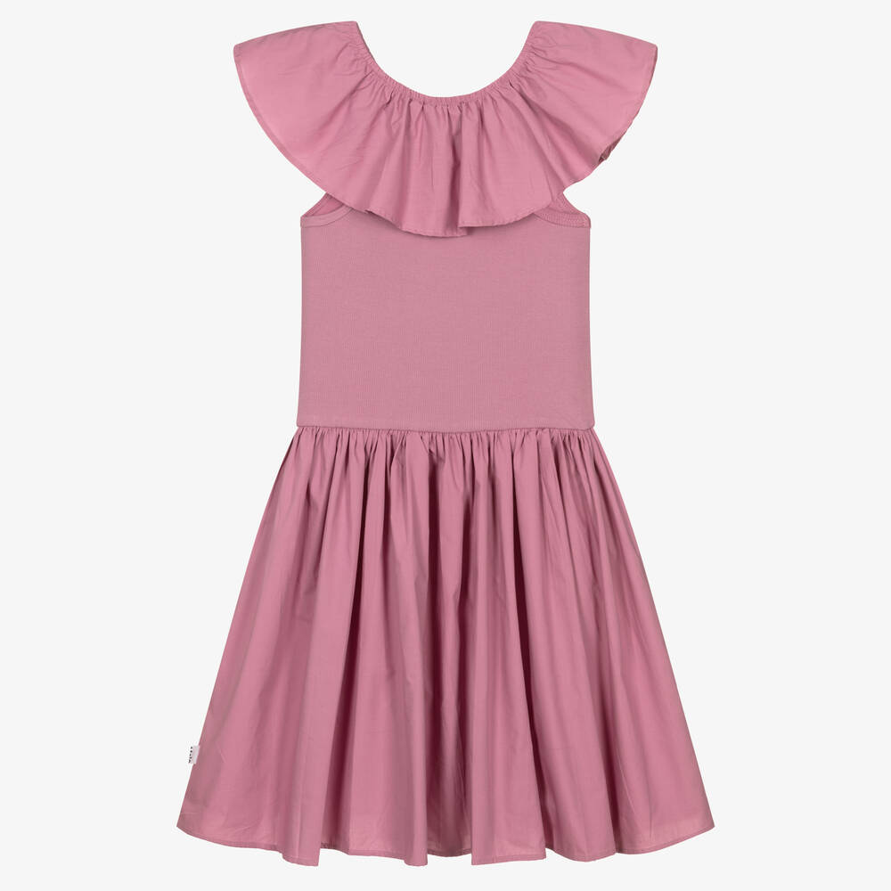 Molo-Фиолетовое хлопковое платье для девочек-подростков | Childrensalon Outlet