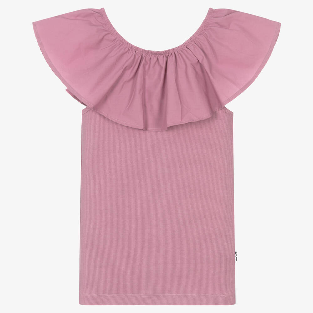 Molo - T-shirt violet Ado fille | Childrensalon