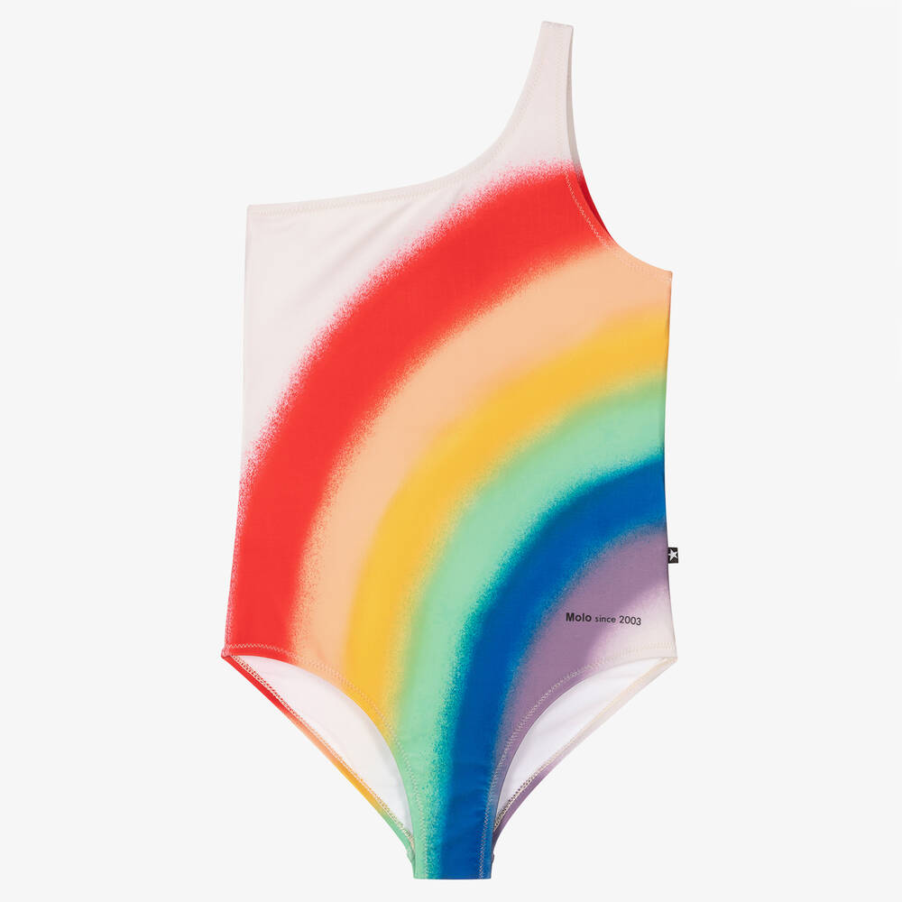 Molo - Teen Girls Rainbow Swimsuit (UPF50+) | Childrensalon