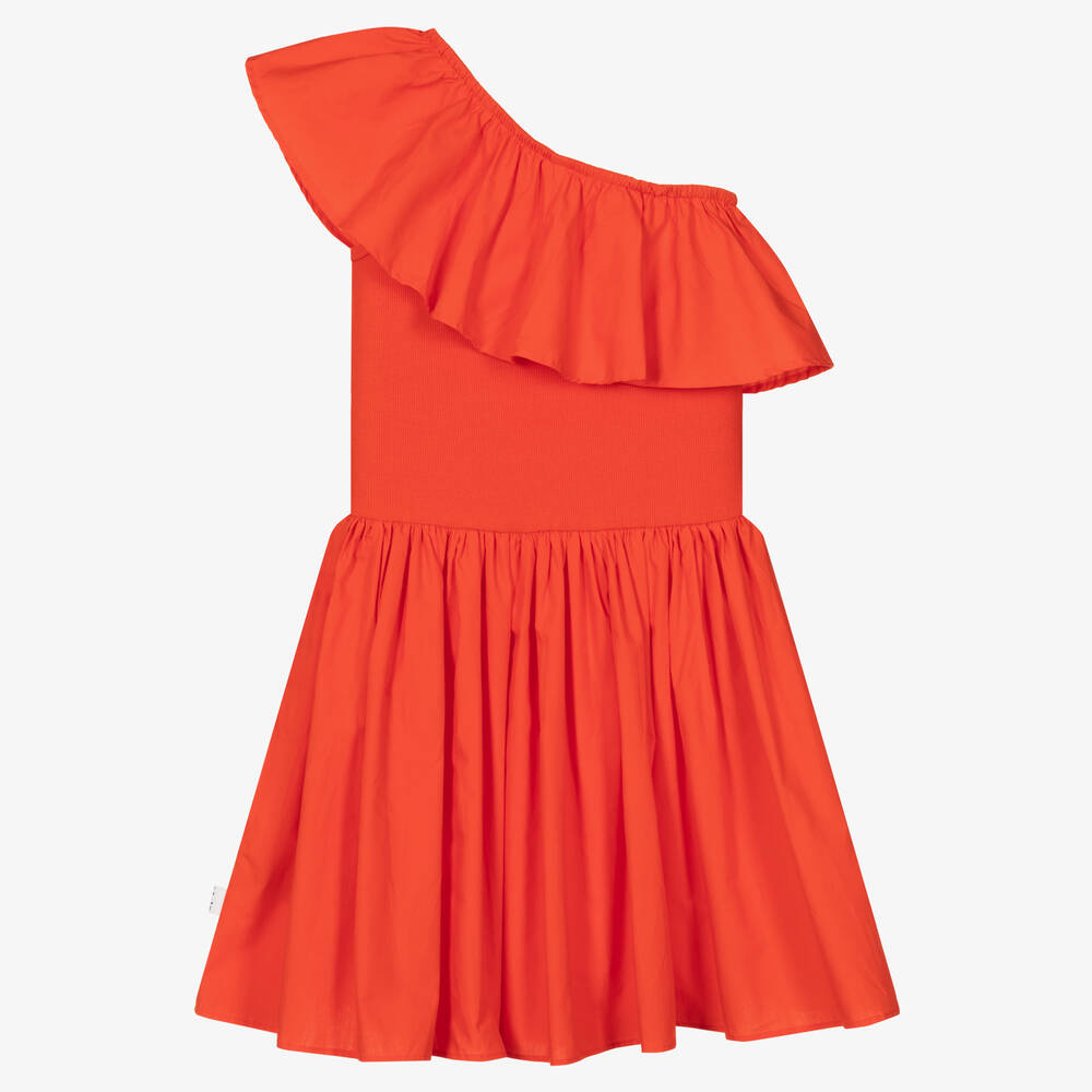 Molo Robe rouge asym trique ado fille